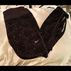Grey Nike Dri-fit Running Leggings